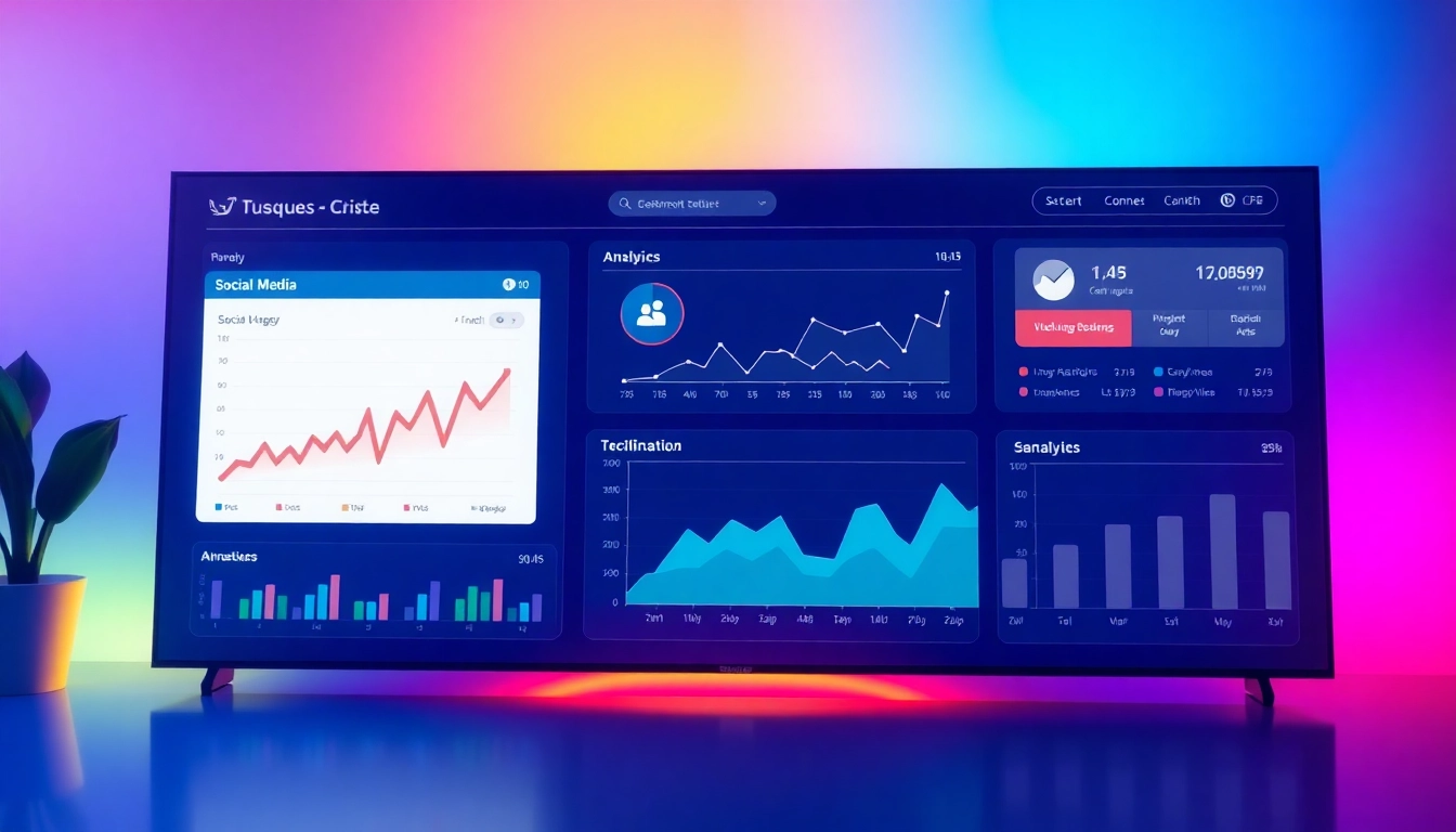 Timely social media platform updates showcased on digital dashboards to enhance marketing strategies